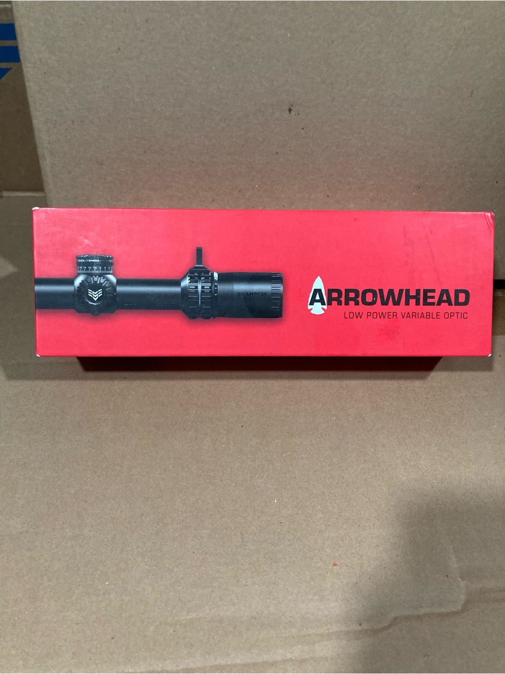 Scope Arrowhead Red Low Power Variable Optic Box - Branded Packaging